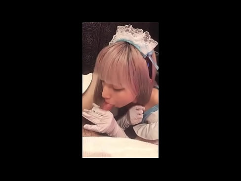 ❤️ Japanese Idol [mayuka], Frânsk faam kostúm, diel 1, blowjob en jerk off mei lotion ❌ Seksfideo by wy